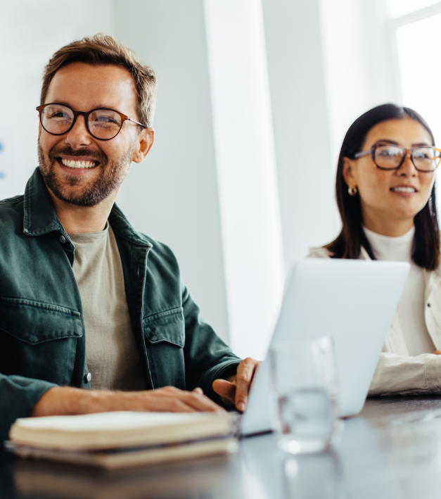 Visual representation of cloud technology and data integration within digital business ecosystems